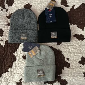 Bundle of 3 women'ss Ariat beanies